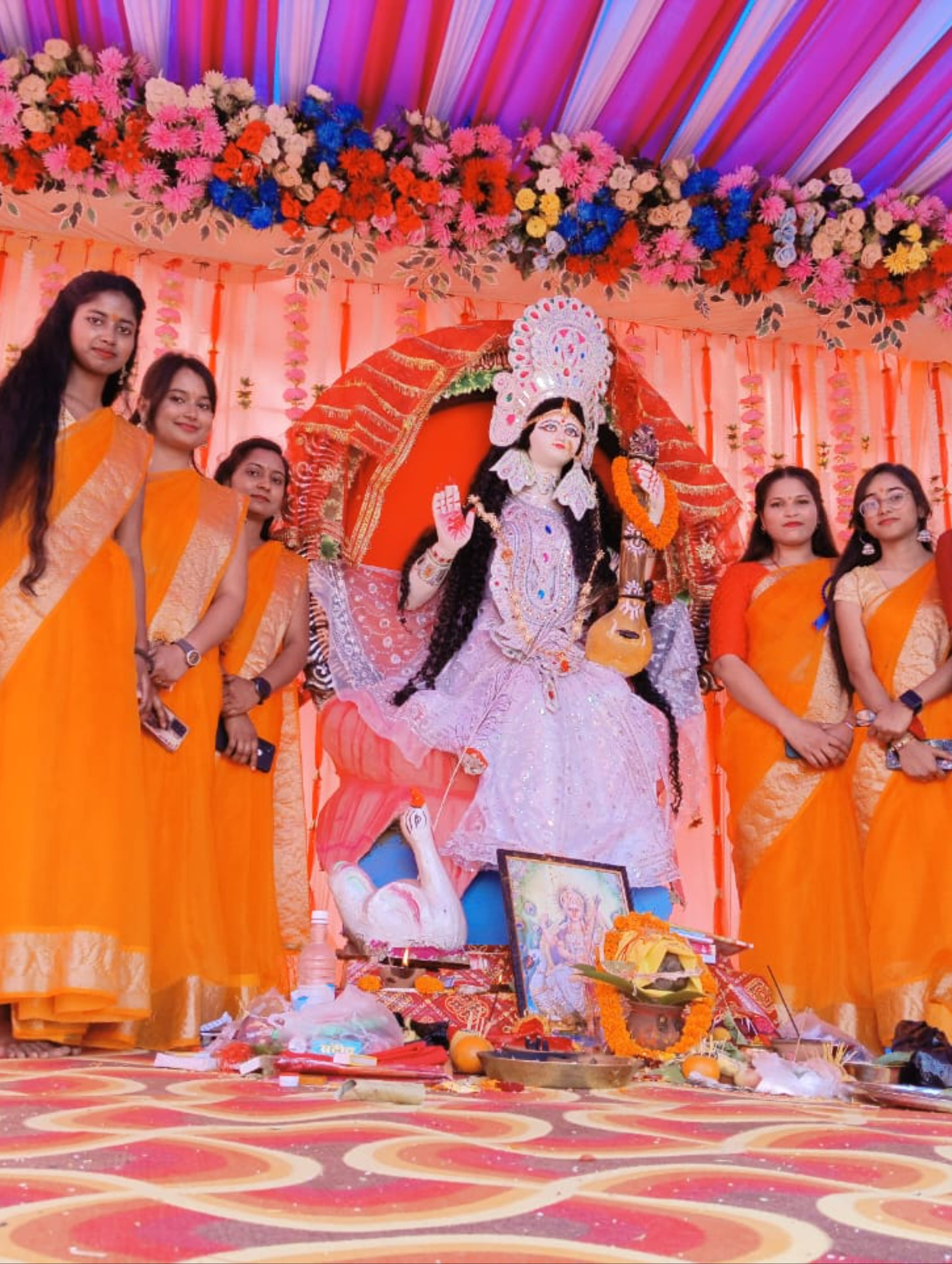 Saraswati Puja Celebration